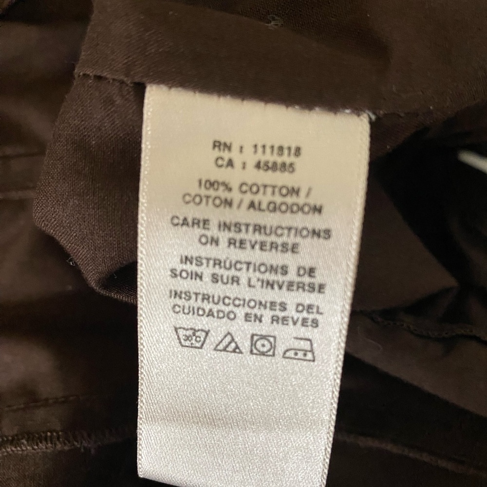 Michael Kors Women's Aline Midi Skirt Chocolate Brown Lined Sz 8 Layered (Flawed - Picture 7 of 11